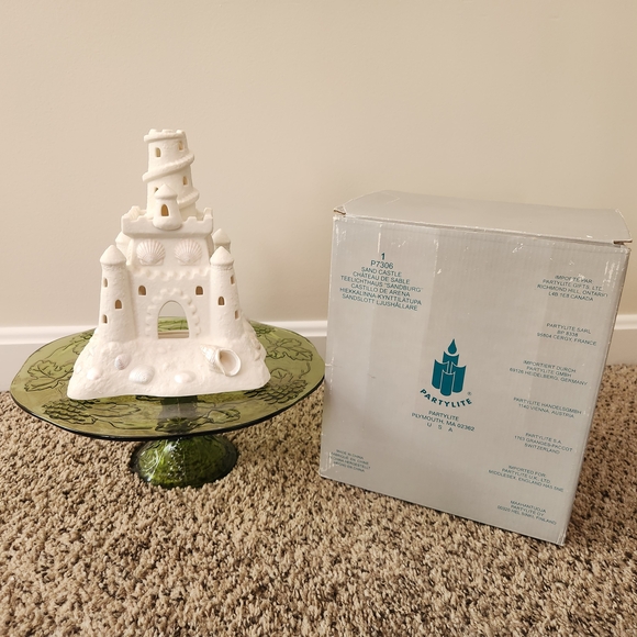 PartyLite Sandcastle #P7306 Tealight Candle Holder With Original Box & Packaging - Picture 11 of 16